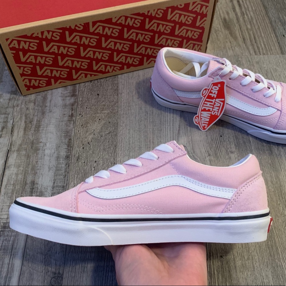Vans old skool lilac snow and pink true white shoe - Picture 4 of 8